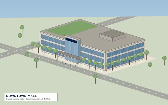 Downtown Mall concept image